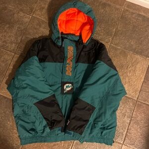 VINTAGE 90s STARTER DOLPHINS COAT